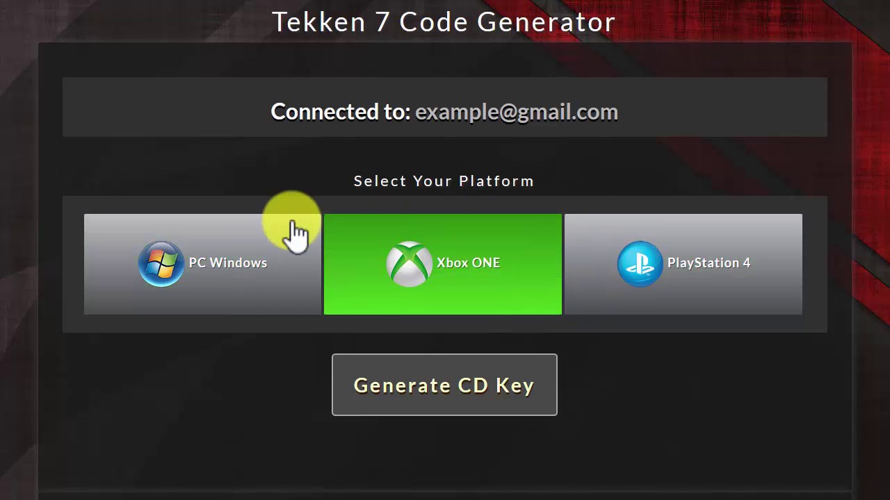 tekken 7 key pc